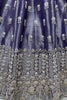 Incredible Purple Sequins Work Silk Designer Lehenga Choli