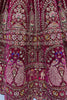 Surprising Pink Velvet Bridal Lehenga Choli With Dupatta