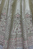 Dazzling Off-White Moti Work Silk Wedding Lehenga Choli With Dupatta