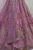 Amazing Pink Sequins Work Net Wedding Wear Lehenga Choli With Dupatta