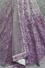 Incredible Purple Sequins Net Designer Lehenga Choli With Dupatta