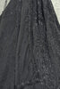Pretty Black Pearl Work Net Reception Wear Lehenga Choli With Dupatta