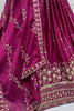 Lovely Rani Pink Sequins Chiffon Bridal Lehenga Choli With Dupatta