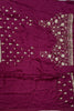 Lovely Rani Pink Sequins Chiffon Bridal Lehenga Choli With Dupatta