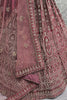 Magnetic Red Dori Work Velvet Bridal Lehenga Choli With Double Dupatta