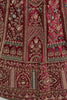 Majestic Hot Pink Sequins Velvet Bridal Lehenga Choli With Double Dupatta