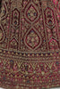 Lovely Hot Pink Dori Work Velvet Bridal Lehenga With Double Dupatta