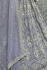 Delightful Lavender Thread Work Georgette Bridesmaid Lehenga Choli