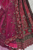 Fabulous Pink Dori Work Velvet Bridal Lehenga Choli With Double Dupatta