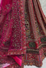 Wonderful Pink Velvet Bridal Lehenga Choli With Double Dupatta