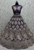 Fantastical Purple Multi-Thread Work Net Designer Lehenga Choli