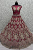 Amazing Pink Sequins Net Engagement Wear Lehenga Choli With Dupatta