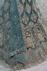 Marvelous Teal Blue Dori Work Net Lehenga Choli With Dupatta