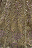 Stunning Golden Dori Work Net Designer Lehenga Choli With Dupatta