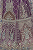 Beautiful Mauve Zircon Work Net Designer Lehenga Choli With Dupatta