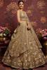 Outstanding Beige Sequins Net Reception Wear Lehenga Choli With Dupatta