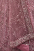 Attractive Pink Diamond Work Net Engagement Wear Lehenga Choli With Dupatta