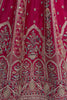 Amazing Pink Embroidered Silk Bridal Wear Lehenga Choli With Double Dupatta