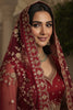 Attractive Red Dori Embroidered Silk Bridal Lehenga Choli With Dupatta