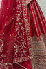 Attractive Red Dori Embroidered Silk Bridal Lehenga Choli With Dupatta