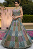 Precious Multi-Color Embroidered Net Wedding Wear Lehenga Choli