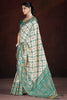 Precious Teal Green Zari Weaving Banarasi Silk Wedding Wear Saree