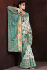 Precious Teal Green Zari Weaving Banarasi Silk Wedding Wear Saree