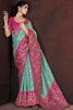 Enchanting Magenta Zari Weaving Banarasi Silk Function Wear Saree