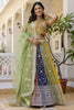 Amazing Multi-Color Sequins Georgette Wedding Lehenga Choli With Dupatta