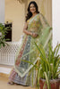 Amazing Multi-Color Sequins Georgette Wedding Lehenga Choli With Dupatta