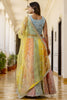 Lavish Multi-Color Sequins Georgette Wedding Lehenga Choli With Dupatta