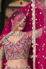 Marvelous Pink Sequins Net Bridesmaid Lehenga Choli With Dupatta