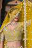 Alluring Yellow Embroidered Net Haldi Wear Lehenga Choli With Dupatta