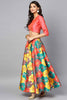 Winning Multi-Color Floral Jacquard Party Wear Lehenga Choli