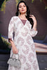 Excellent White Floral Printed Cotton Casual Wear Kurta With Palazzo