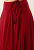 Red Sequins Georgette Festival Wear Lehenga Choli With Dupatta