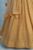 Lovely Beige Thread Embroidered Georgette Event Wear Lehenga Choli