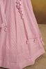 Precious Pink Thread Work Georgette Bridesmaid Lehenga Choli