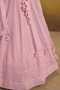 Precious Pink Thread Work Georgette Bridesmaid Lehenga Choli