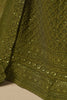Attractive Mehendi Green Sequins Georgette Monochrome Lehenga Choli