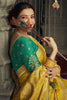 Superb Yellow Zari Weaving Silk Haldi Wear Saree With Blouse