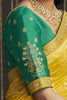 Superb Yellow Zari Weaving Silk Haldi Wear Saree With Blouse
