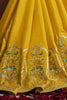 Superb Yellow Zari Weaving Silk Haldi Wear Saree With Blouse