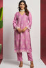 Lovely Pink Embroidered Organza Traditional Pant Suit With Dupatta