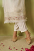 Ravishing Off-White Embroidered Organza Traditional Pant Suit