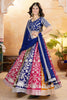 Adorable Multi-Color Embroidered Georgette Wedding Lehenga Choli