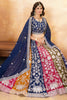 Adorable Multi-Color Embroidered Georgette Wedding Lehenga Choli
