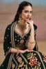 Incredible Green Sequins Georgette Mehendi Wear Lehenga Choli