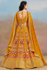 Lavish Yellow Zari Work Georgette Haldi Wear Lehenga Choli