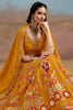 Lavish Yellow Zari Work Georgette Haldi Wear Lehenga Choli
